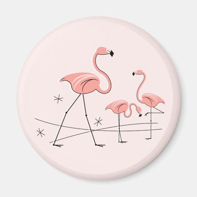 Imã Íman Flamingo Pink Trio 2 (Frente)
