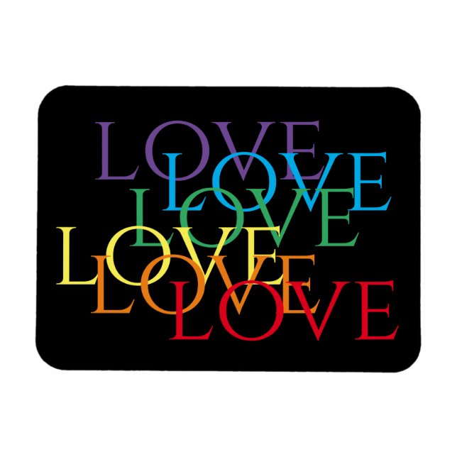 Ímã Íman flexível LOVE II 3x4 (Horizontal)