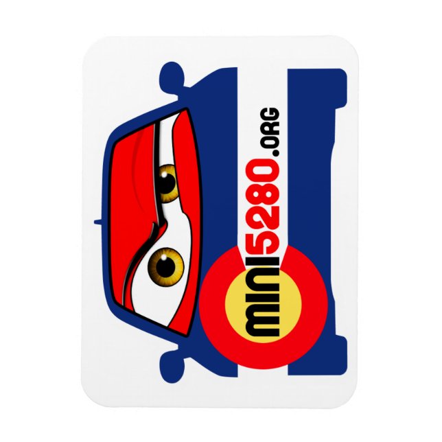 Ímã Íman flexível MINI5280 olhos (Vertical)