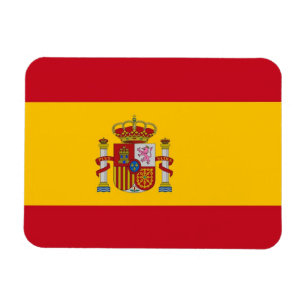 Ímã Íman flexível patriótico com bandeira de Espanha