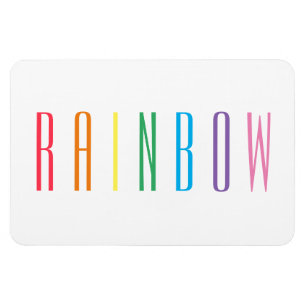 Ímã Íman flexível RAINBOW 4x6