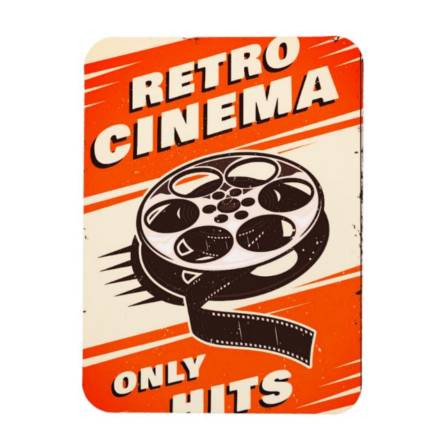 Ímã Íman flexível ''Retro CINEMA'' (Vertical)