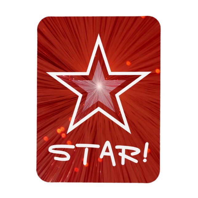 Ímã Íman flexível Star 'STAR'! (Vertical)