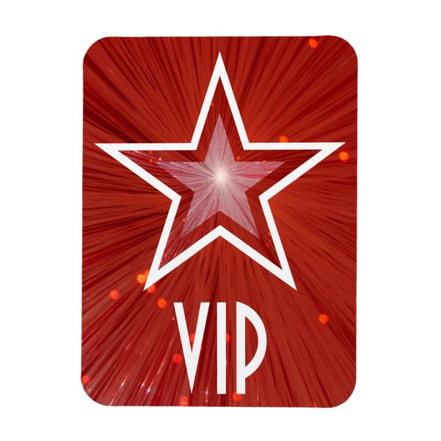 Ímã Íman flexível "VIP" da Estrela Vermelha (Vertical)