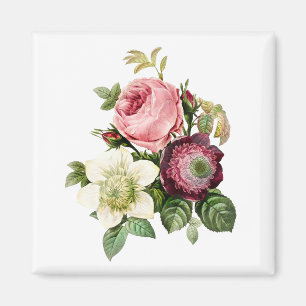 Imã Íman floral de rosa elegante