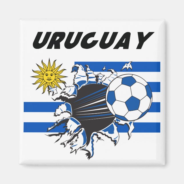 Imã Íman Futebol Uruguai (Frente)
