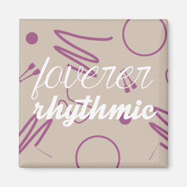 Imã Íman ginástica Rítmico (Frente)