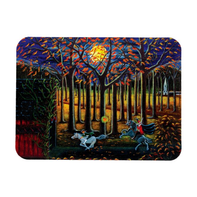 Ímã Íman Halloween "Cavaleiro sem Cabeça" (Horizontal)