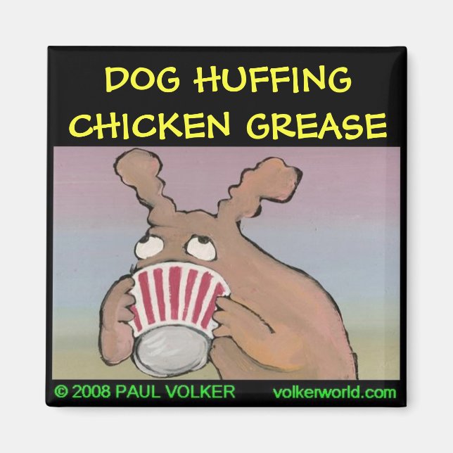 Imã Íman HUFFING DOG $ 3,00 (Frente)