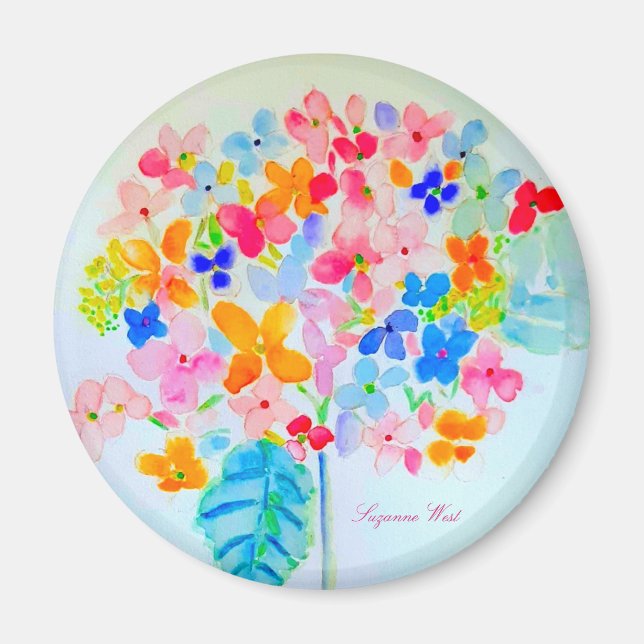 Imã Íman Hydrangea por Ariella & Lily Design (Frente)