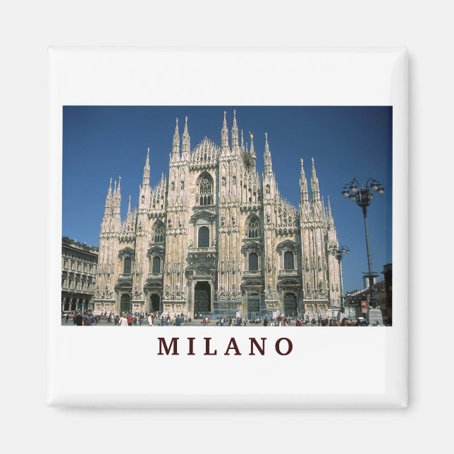 Imã Íman "Il Duomo, Milão, Itália" (Frente)