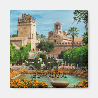 Imã imán Jardines del Alcázar de Cordoba, España