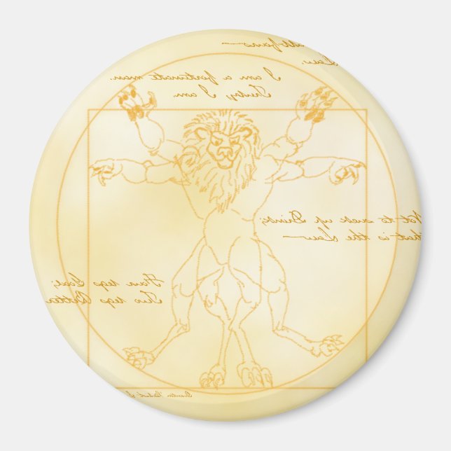 Imã Íman LEOMORPHIC DA VINCI (Frente)