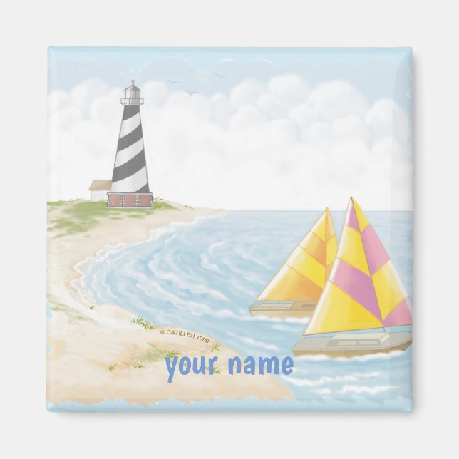 Imã Íman leve de um farol (Frente)