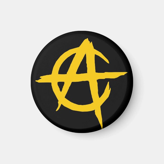 Imã Imán Logo Ancap Libertario - M1 (Frente)