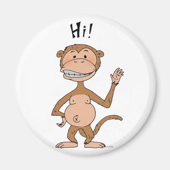 Imã Íman macaco (Frente)