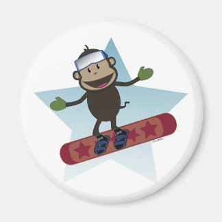 Imã Íman Macaco Snowboard