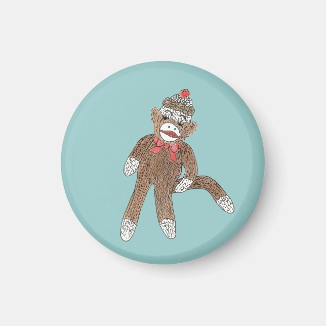 Imã Íman Macaco Sock (Frente)