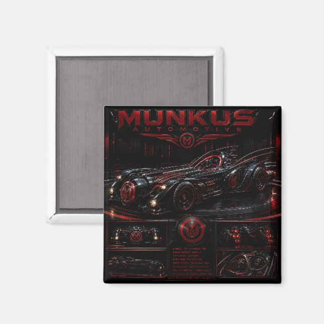 Imã íman munkus/íman automotivo munkus (Front/Back)