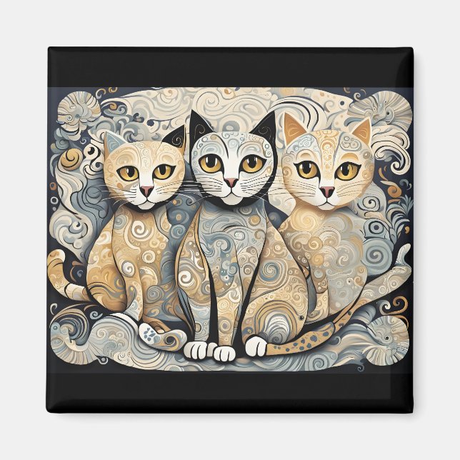 Imã íman para gatos calmantes (Frente)
