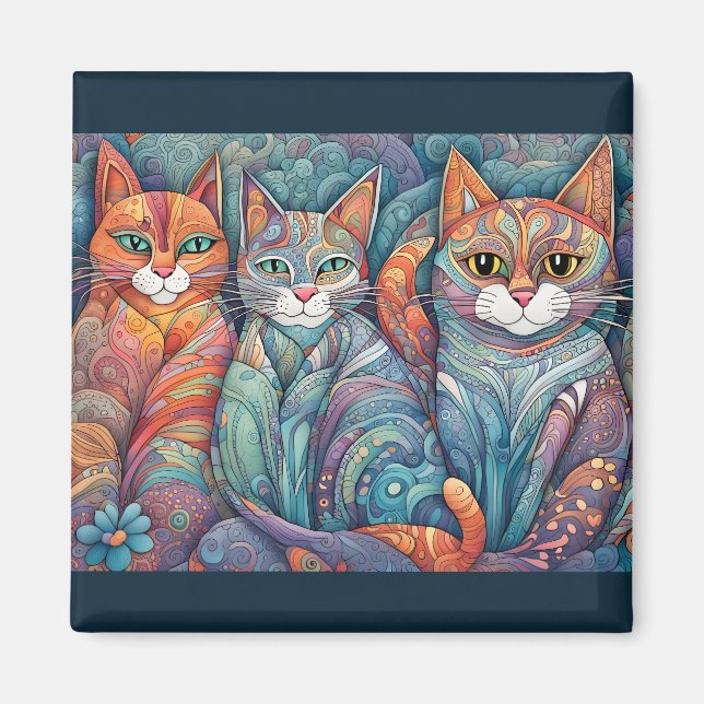 Imã íman para gatos calmantes (Frente)