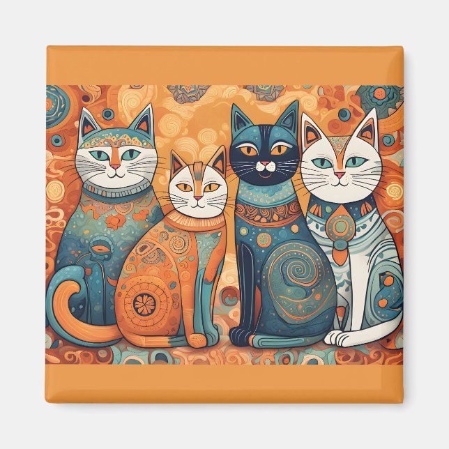 Imã íman para gatos calmantes (Frente)