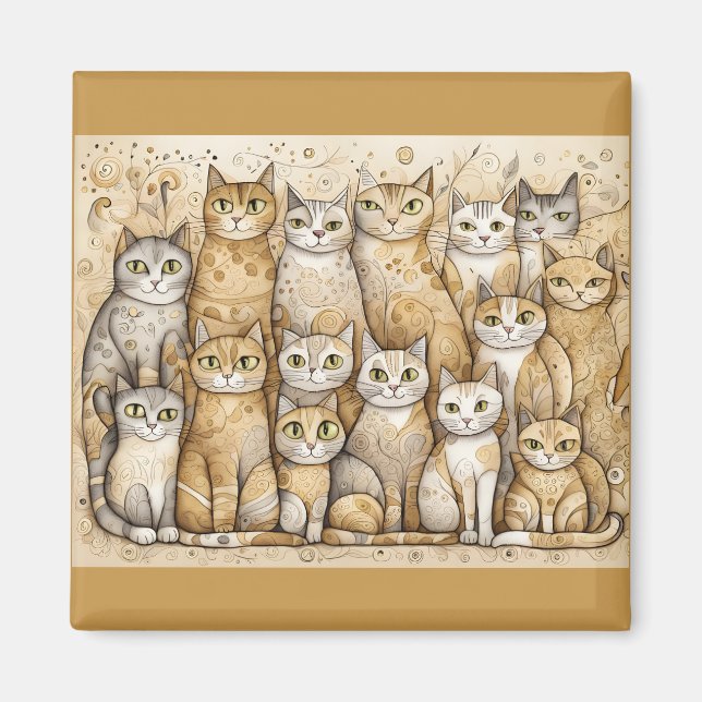 Imã íman para gatos calmantes (Frente)