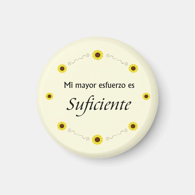 Imã Imán para refrigerador con girasoles (Frente)