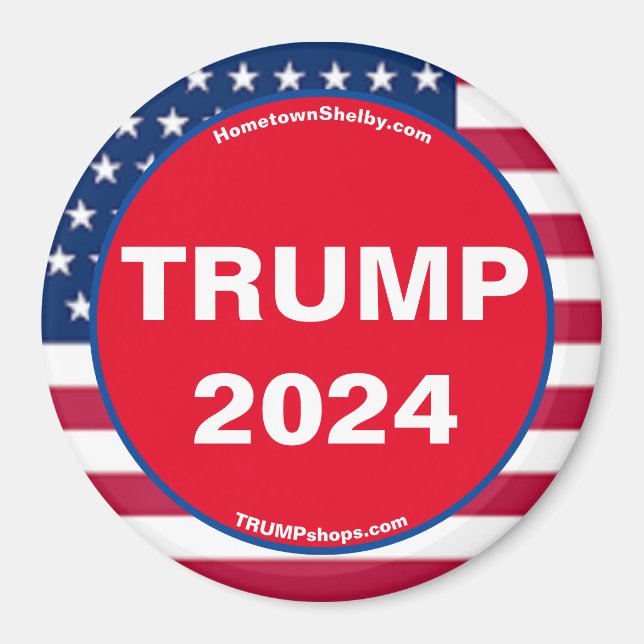 Imã Íman Patriótico TRUMP 2024 (Frente)