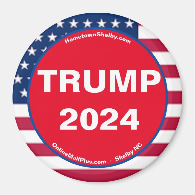 Imã Íman Patriótico TRUMP 2024 (Frente)