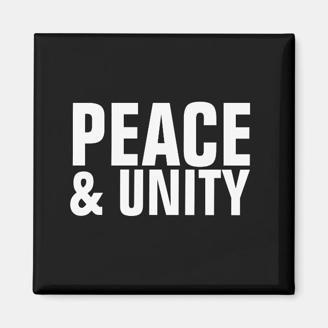 Imã Íman PEACE & UNITY (Frente)