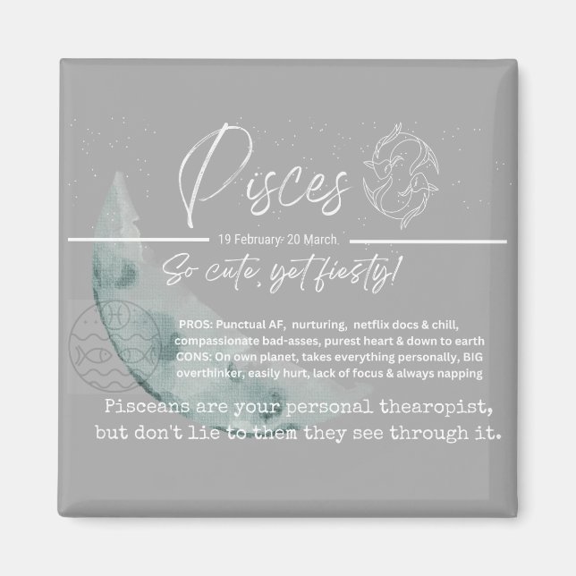 Imã Íman - peixes (Frente)