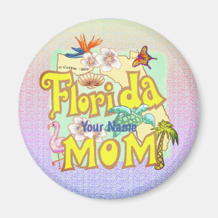 Imã Íman personalizado da Florida Mãe