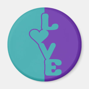 Imã Íman personalizado de Amor com Duas Tonalidades