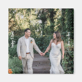 Imã Íman personalizado de casamento