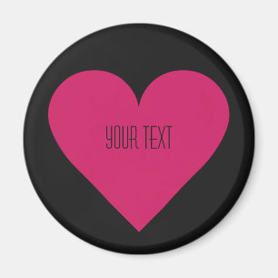 Imã Íman personalizado do Namorados Red Heart