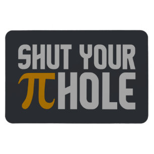 Ímã Íman personalizado "Pie (pi) Buraco"