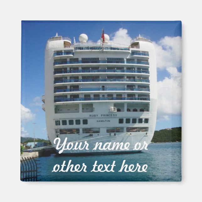 Imã Íman personalizado Ruby Stern (Frente)