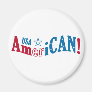 Imã Íman personalizado USA AmeriCAN!