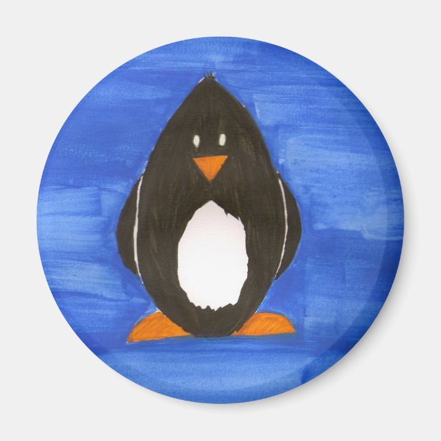 Imã Íman pinguim pintado (Frente)