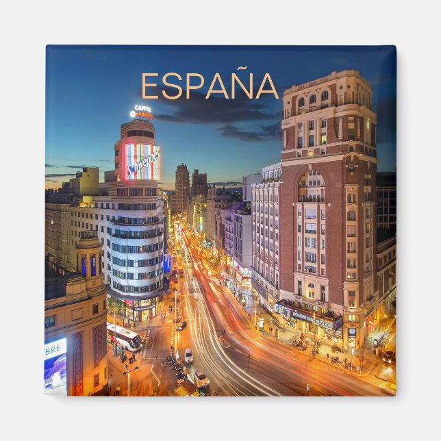 Imã imán Plaza Callao de Madrid en España (Frente)