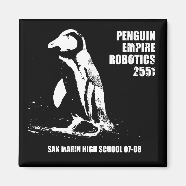 Imã Íman quadrado (Frente)