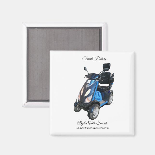 Imã íman quadrado de 2 polegadas (Front/Back)