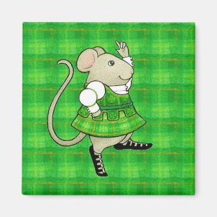 Imã Íman quadrado de JIG MOUSE IRISH