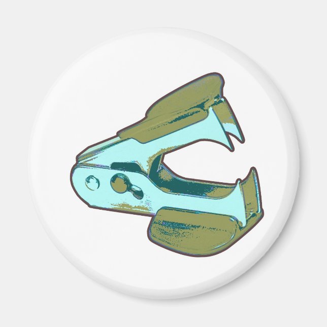 Imã Íman redondo de 2 polegadas com puxador de fita (Frente)