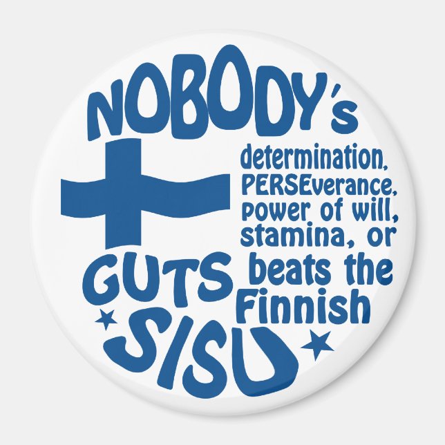 Imã Íman SISU finlandês (Frente)