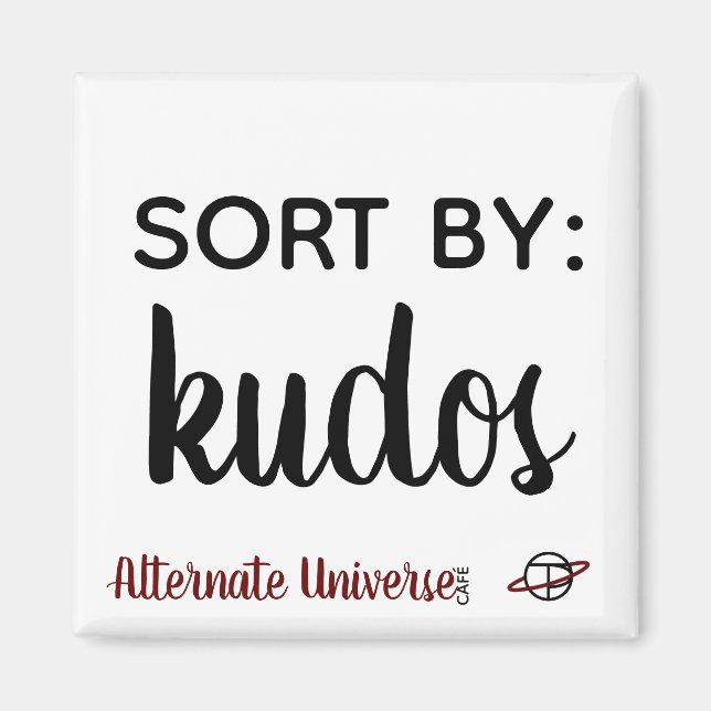 Imã Íman "Sorte por: Kudos" (Frente)