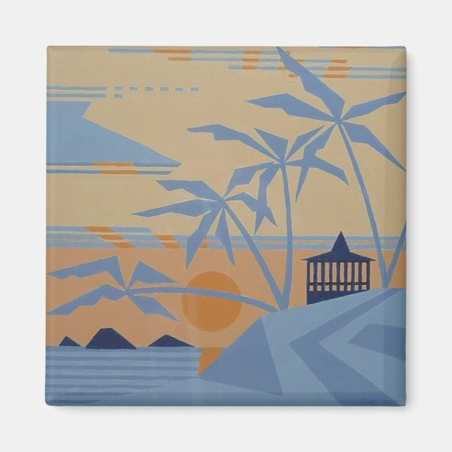 Imã Íman SUNSET POLINESIANO (Frente)