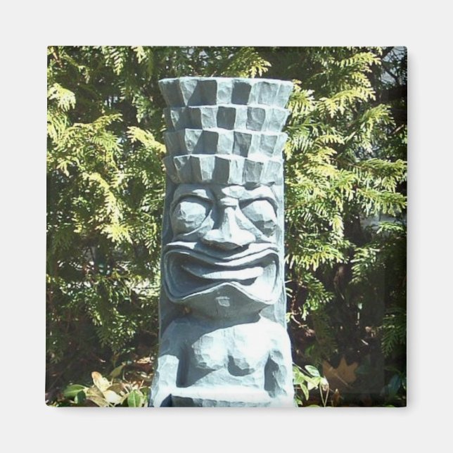 Imã Íman TIKI (quadrado) (Frente)