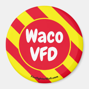 Imã Íman vermelho/amarelo da Waco VFD